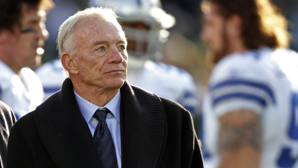 Jerry Jones is the owner of the Dallas Cowboys, the NFL’s most valuable franchise at $1.65 billion. NFL owners, however, argue that the current collective bargaining agreement did not serve them well, despite the rising value of their franchises. (AP/Jim Prisching)