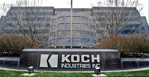 The Koch Inc. headquarters is shown in Wichita, Kansas. (AP/Larry W. Smith)