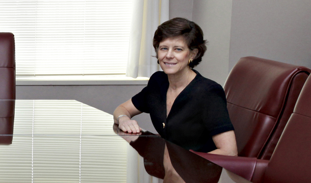 National Labor Relations Board Chairman Wilma B. Liebman sits in a conference room at NLRB headquarters in Washington. (AP/J. Scott Applewhite)