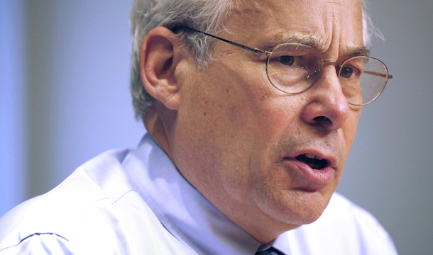 Dr. Donald Berwick, administrator for the Centers for Medicare and Medicaid Services, said in an interview that the House budget is “withholding care from the people who need the care.” (AP/J. David Ake)