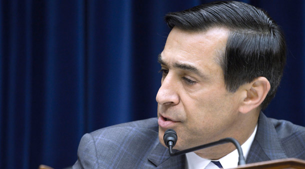 Rep. Darrell Issa's (R-CA) new postal reform bill uses a similar strategy to a law recently passed in Michigan that establishes emergency managers who can modify, reject, or terminate collective bargaining agreements. (AP/Harry Hamburg)