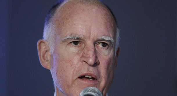 A bill currently on Gov. Jerry Brown's (D-CA) desk would reform food stamp programs in the state to help more people access benefits. (AP/Paul Sakuma)