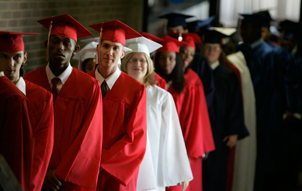 Strengthening a weakened middle class would lead to significant improvements in our national education system. (AP/ Tony Dejak)