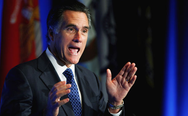 With his tax and budget plans, Mitt Romney would harm poor and middle-class Americans alike in order to give the wealthy an even larger slice of the pie. (AP/ Manuel Balce Ceneta)