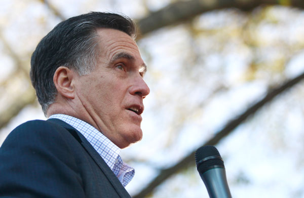 Republican presidential candidate and former Massachusetts Gov. Mitt Romney campaigns in Spartanburg, S.C. (AP/Charles Dharapak)