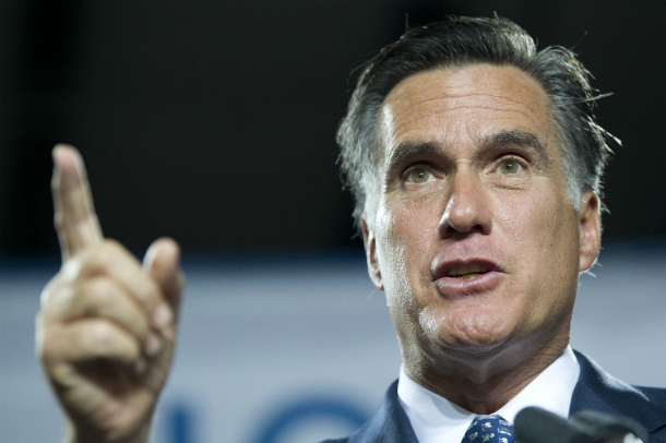 Gov. Romney presents his  plan for creating jobs and improving the economy during a speech  Tuesday, Sept. 6, 2011, in Las Vegas. His argument that we must exempt the overseas profits of American companies from U.S. taxes to make them more competitive in a global economy doesn't hold up. (AP/ Julie Jacobson)