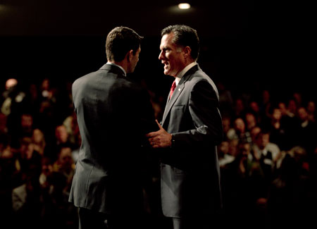 In spite of all of the evidence that points to the struggles communities of color are facing,<br />both Gov. Mitt Romney and Rep. Paul Ryan (R-WI) continue advocating for cuts to essential programs that are a lifeline for communities of color. (AP/ Steven Senne)
