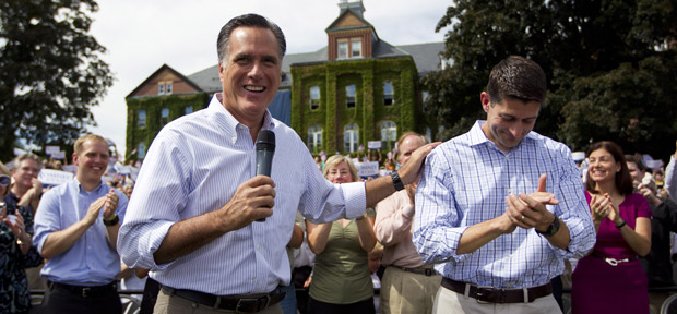 AP/Evan Vucci (romney and ryan)