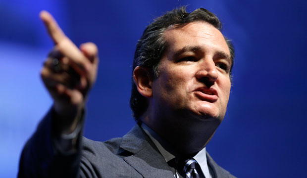 U.S. Sen. Ted Cruz (R-TX) speaks in Ames, Iowa, on August 9, 2014. (AP/Charlie Neibergall)