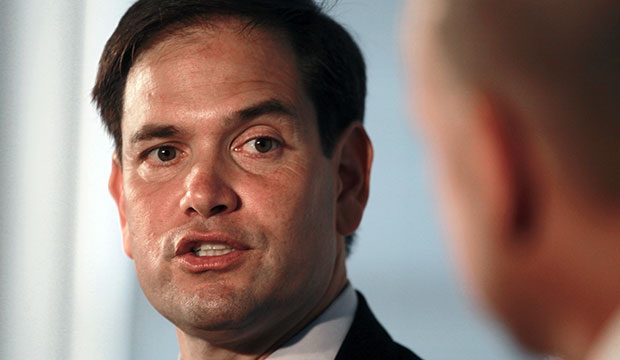 Republican presidential candidate Sen. Marco Rubio (R-FL) speaks at 1871, an entrepreneurial hub for digital startups, July 7, 2015, in Chicago. (AP/Christian K. Lee)