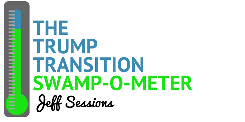 During his campaign Donald Trump promised to “drain the swamp” and rid Washington of of political insiders who’ve rigged the system. Yet one by one, as president-elect Trump nominates the leaders of his new administration, the swamp seems to be overflowing. So we created the Swamp-O-Meter for each nominee that takes into account the number of years as a politician or working in Washington, net worth, connections to big money, personal conflicts of interest, and any history of racist and homophobic behavior.