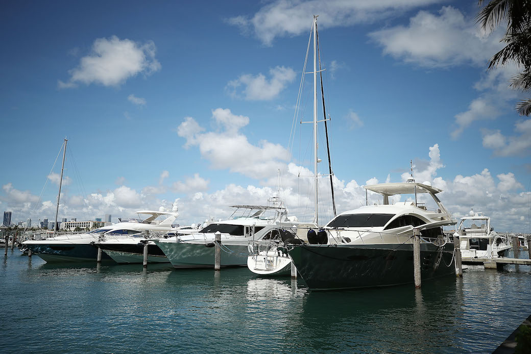 If the proposed tax bill passes, members of Congress who voted for the Tax Cuts and Jobs Act could together purchase five new yachts per year. (Getty/Mark Wilson)