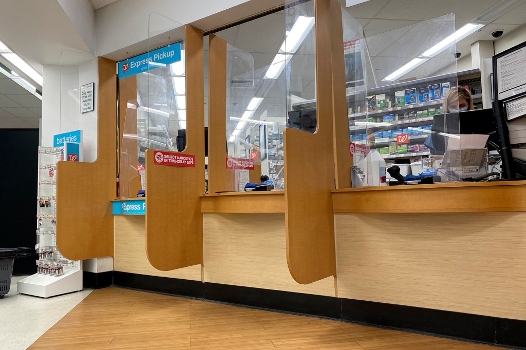 Pharmacy counter