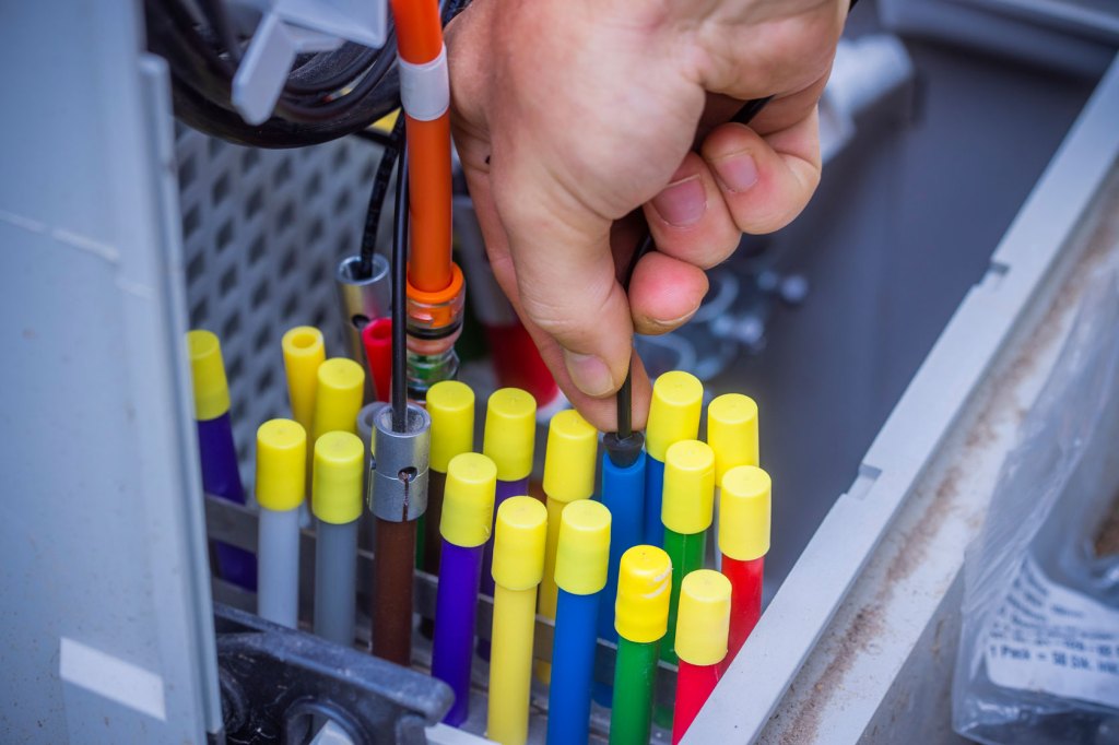 Image showing fiber optic cables for broadband internet expansion