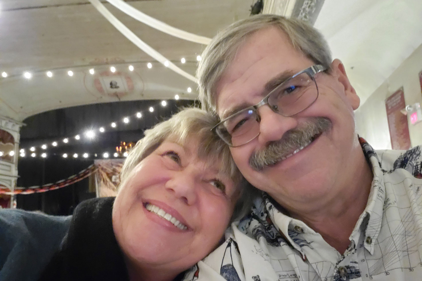 Steve Zuelke and his wife are pictured in December 2019. (Photo credit: Steve Zuelke) 