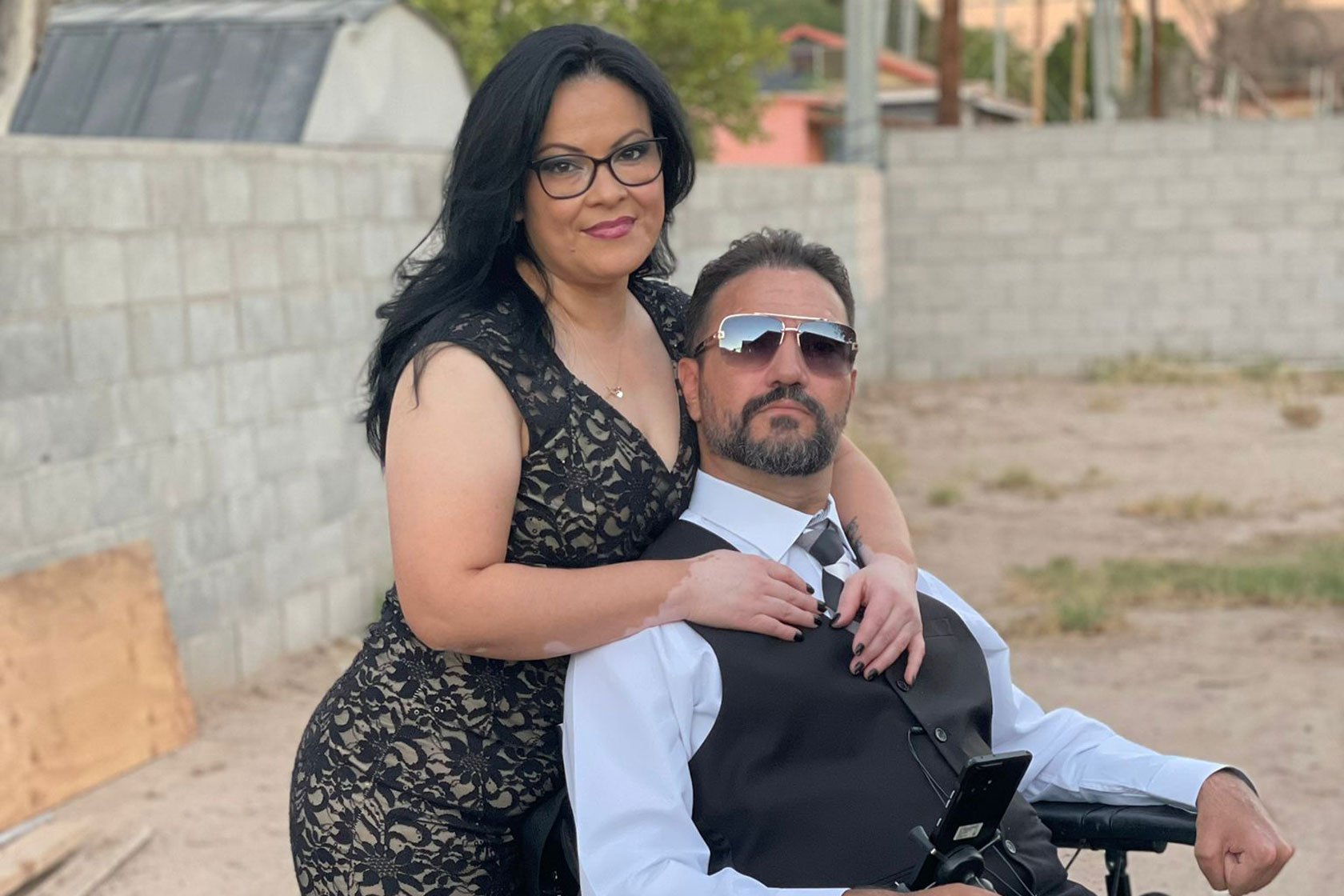 Marcos Castillo and his girlfriend, Mina Lopez, are pictured in November 2021. (Photo credit: Marcos Castillo) 