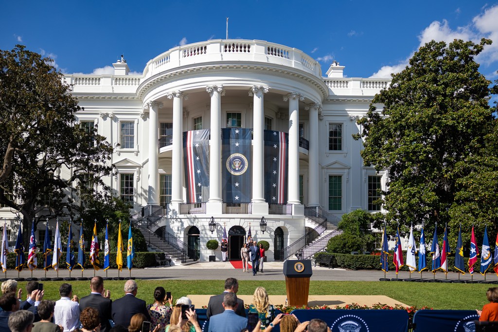 White House lawn